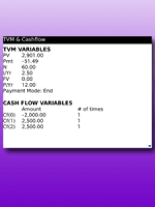 Pocket 10B SE Business Calculator for BlackBerry Storm