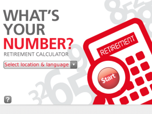Your Number Retirement Calculator for blackberry app Screenshot