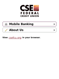 CSE MOBiLE Banking