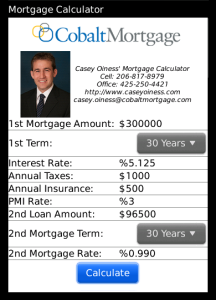 Casey Oiness' Mortgage Calculator