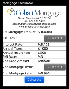 Mason Buckles Mortgage Calculator