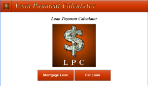 Loan Payment Calculator for blackberry app Screenshot