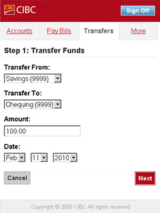 CIBC Mobile Banking Launcher