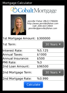 Jennifer Fisher's Mortgage Calculator