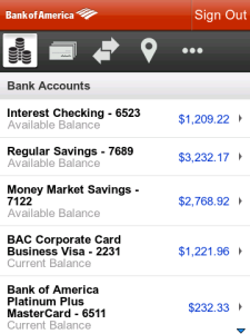 Bank of America Mobile Banking