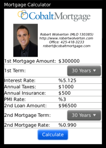 Robert Wolverton's Mortgage Calculator