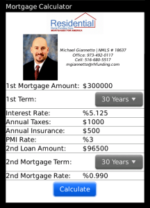 Michael Giannetto's Mortgage Calculator