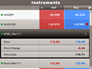 LMAX Trader for blackberry app Screenshot