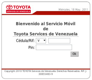 Conexion Movil TSV for blackberry app Screenshot