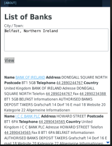 Bank finder