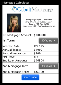 Jenny Boyce's Mortgage Calculator