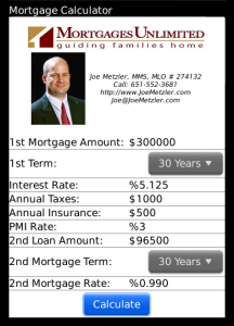 Joe Metzler's Mortgage Calculator