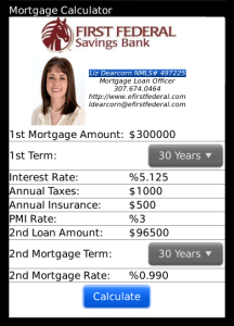 Liz Dearcorn's Mortgage Calculator