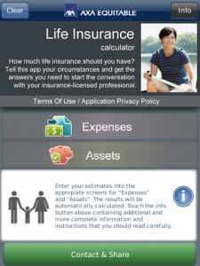 Life Insurance for blackberry app Screenshot