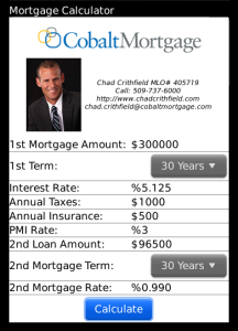 Chad Crithfield's Mortgage Calculator