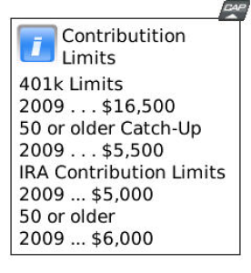 401k - IRA Investment Calculator for blackberry app Screenshot