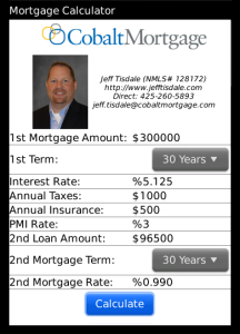 Jeff Tisdale's Mortgage Calculator