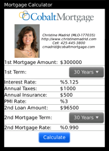 Christine Madrid's Mortgage Calculator