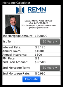 George Monks' Mortgage Calculator