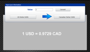 Currency Converter for blackberry app Screenshot