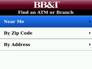 BBT Mobile Banking for blackberry app Screenshot
