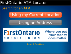 FirstOntario ATM Locator