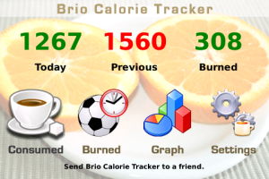 Brio Calorie Tracker