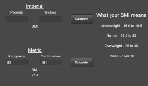 BMI Calculator