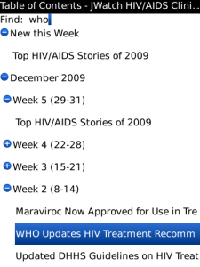 Journal Watch HIV-AIDS Clinical Care
