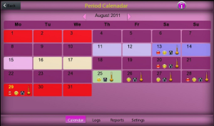 Pink Pad HD - Period Calendar for BlackBerry PlayBook