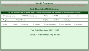 Health Calculator