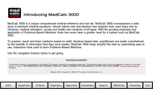 MedCalc 3000 Complete for BlackBerry PlayBook