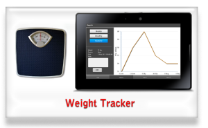 Weight Tracker for BlackBerry PlayBook HD -- Efficient tool for tracking your weight
