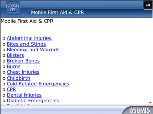 Mobile First Aid and CPR