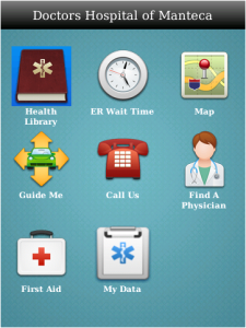 Doctors Hospital of Manteca for blackberry app Screenshot