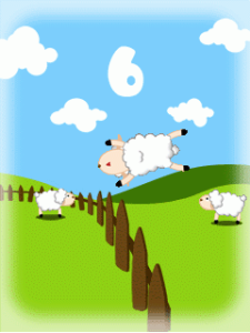 Count The Sheep for blackberry app Screenshot