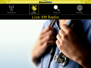 ReachMD MedicalRadio for blackberry app Screenshot