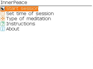 Innerpeace for blackberry app Screenshot