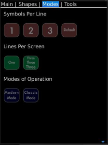 ForeSight-RF for blackberry app Screenshot