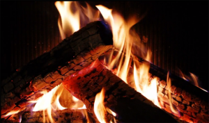 Virtual Fireplace for blackberry app Screenshot