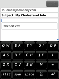 Cholesterol Tracker