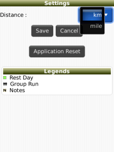 Running Apps Combo for blackberry app Screenshot