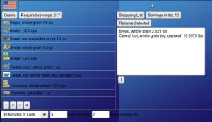 Smart Grocery Shopping List for blackberry app Screenshot