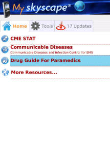 Drug Guide For Paramedics
