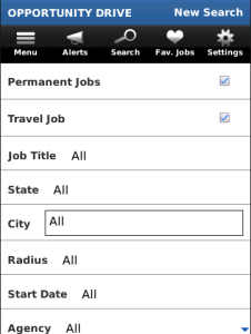 Opportunity Drive for blackberry app Screenshot