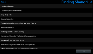 Finding Shangri La for blackberry app Screenshot