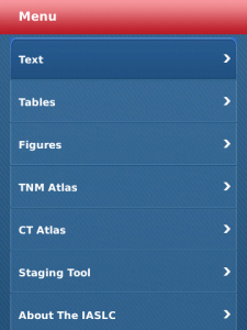 IASLC Staging Atlas English for blackberry app Screenshot
