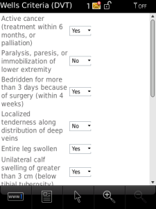 ACP PIER Database - Pulmonary for blackberry app Screenshot