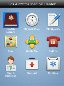 Los Alamitos Medical Center for blackberry app Screenshot