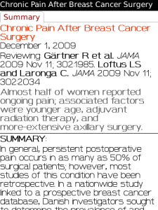 Journal Watch Oncology and Hematology